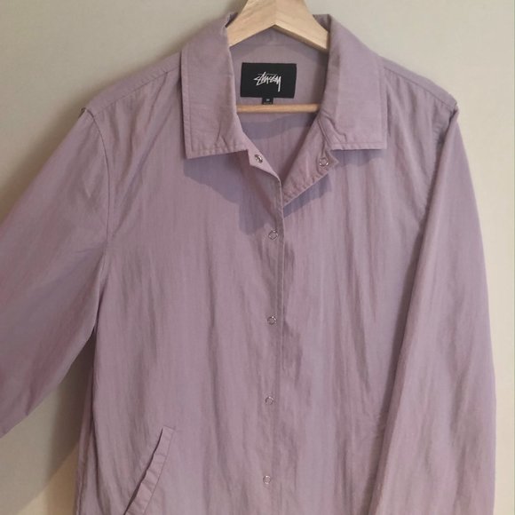 Stüssy light purple jacket - Picture 1 of 5